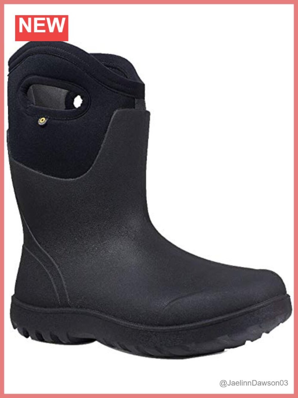 BOGS Neo-Classic Insulated Waterproof Neoprene Snow Boots Mid Calf Pull On